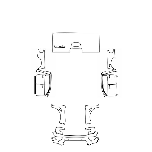 PPF precortado Ford Ranger (EU) Raptor 2025