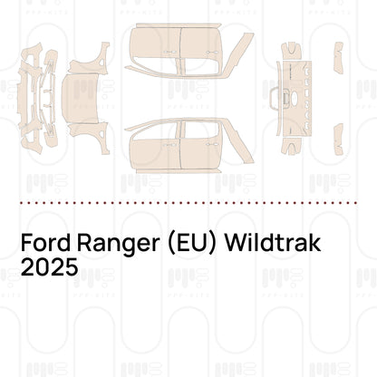 Pre-Cut PPF Ford Ranger (EU) Wildtrak 2025
