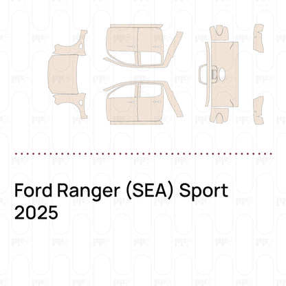Pre-Cut PPF Ford Ranger (SEA) Sport 2025