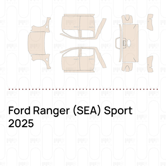 Pre-Cut PPF Ford Ranger (SEA) Sport 2025