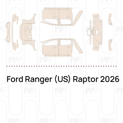 PPF precortado Ford Ranger (US) Raptor 2026