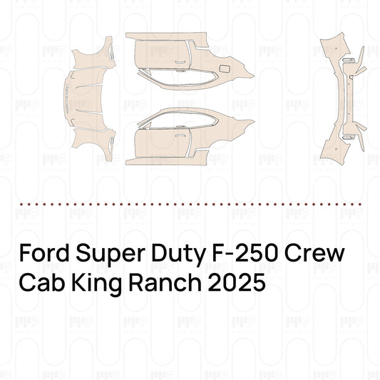 PPF precortado Ford Super Duty F-250 Crew Cab King Ranch 2025