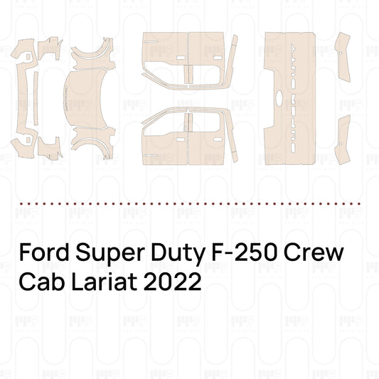 Pre-Cut PPF Ford Super Duty F-250 Crew Cab Lariat 2022