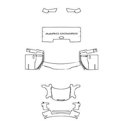 Pre-Cut PPF Ford Super Duty F-250 Regular Cab XL 2022 - PPF-Kits
