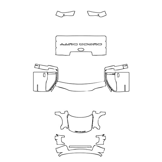 Pre-Cut PPF Ford Super Duty F-250 Regular Cab XL 2022 - PPF-Kits