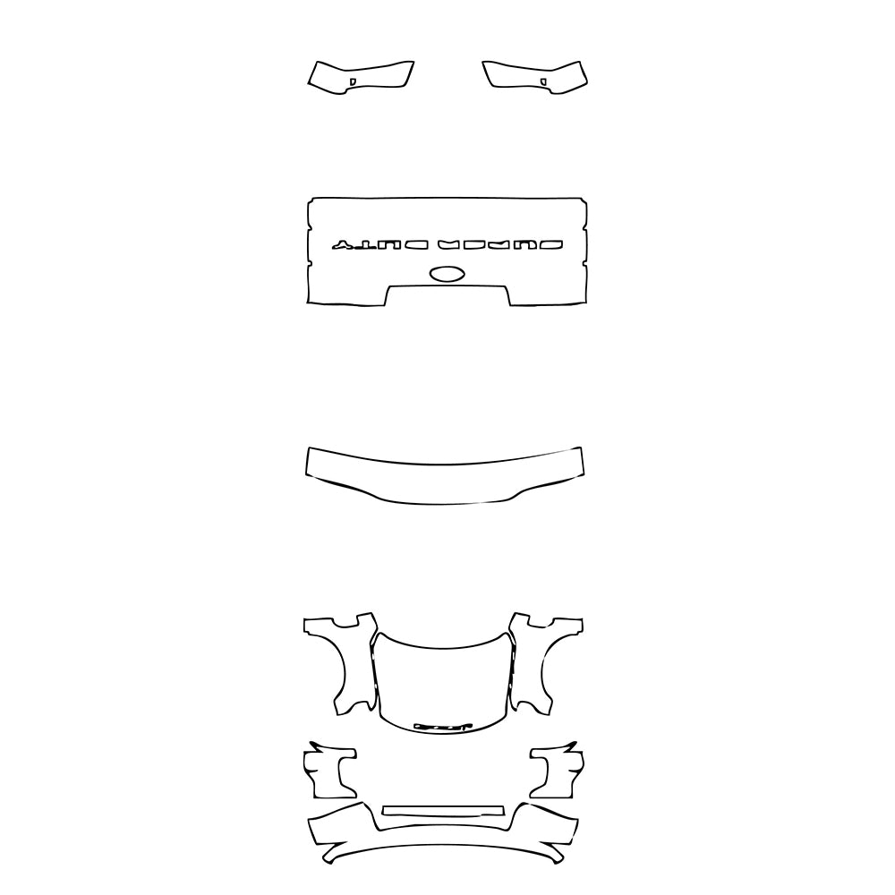 Pre-Cut PPF Ford Super Duty F-250 Super Cab XL 2022 - PPF-Kits