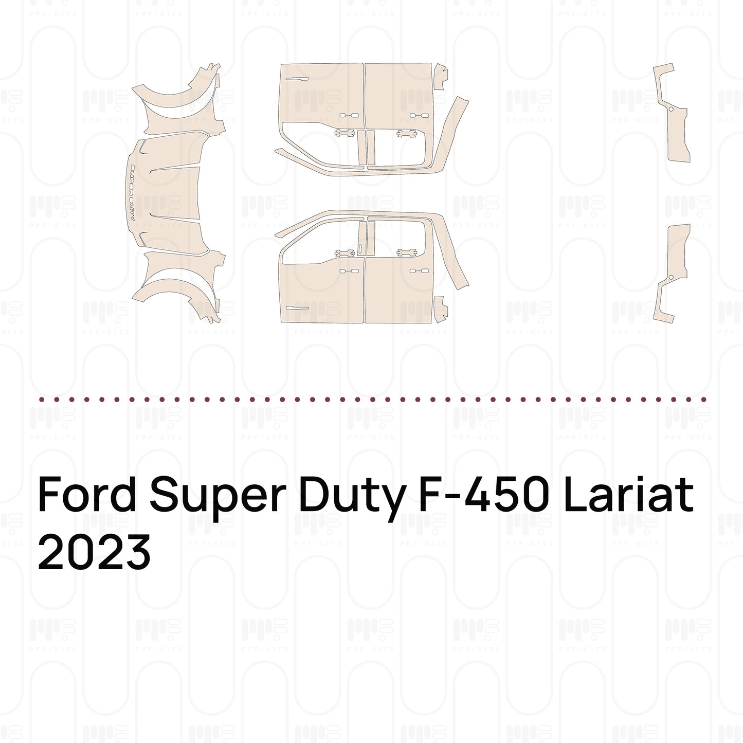 PPF precortado Ford Super Duty F-450 Lariat 2023