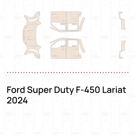 Pre-Cut PPF Ford Super Duty F-450 Lariat 2024