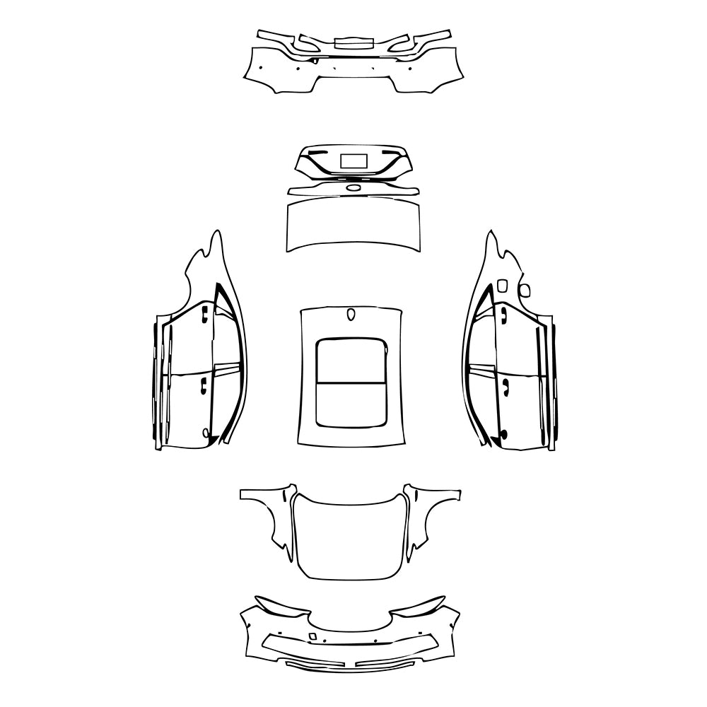Pre-Cut PPF Ford Taurus Luxury 2021 - PPF-Kits