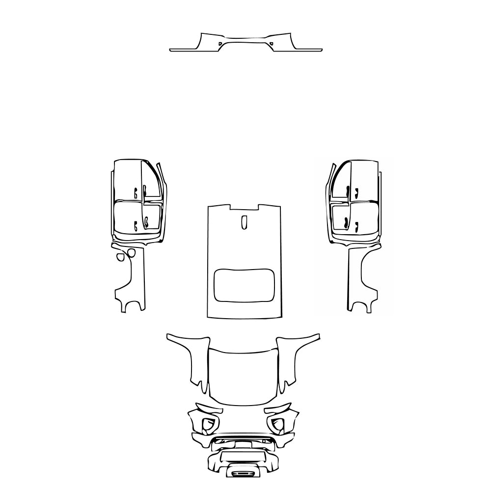 Pre-Cut PPF GMC Canyon AT4X 2024 - PPF-Kits