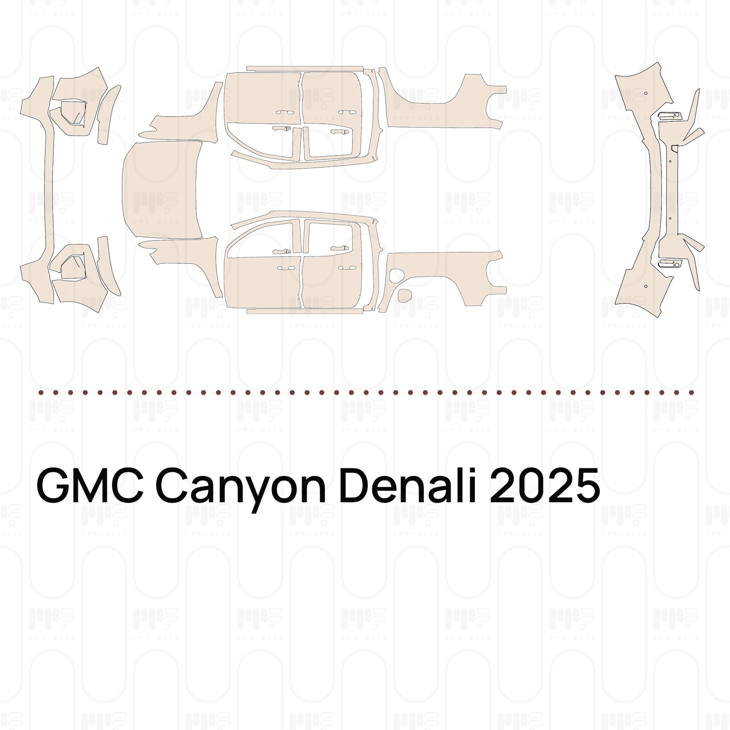 PPF precortado GMC Canyon Denali 2025
