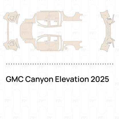 Pre-Cut PPF GMC Canyon Elevation 2025