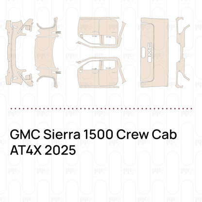 Pre-Cut PPF GMC Sierra 1500 Crew Cab AT4X 2025