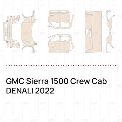 PPF precortado GMC Sierra 1500 Crew Cab DENALI 2022