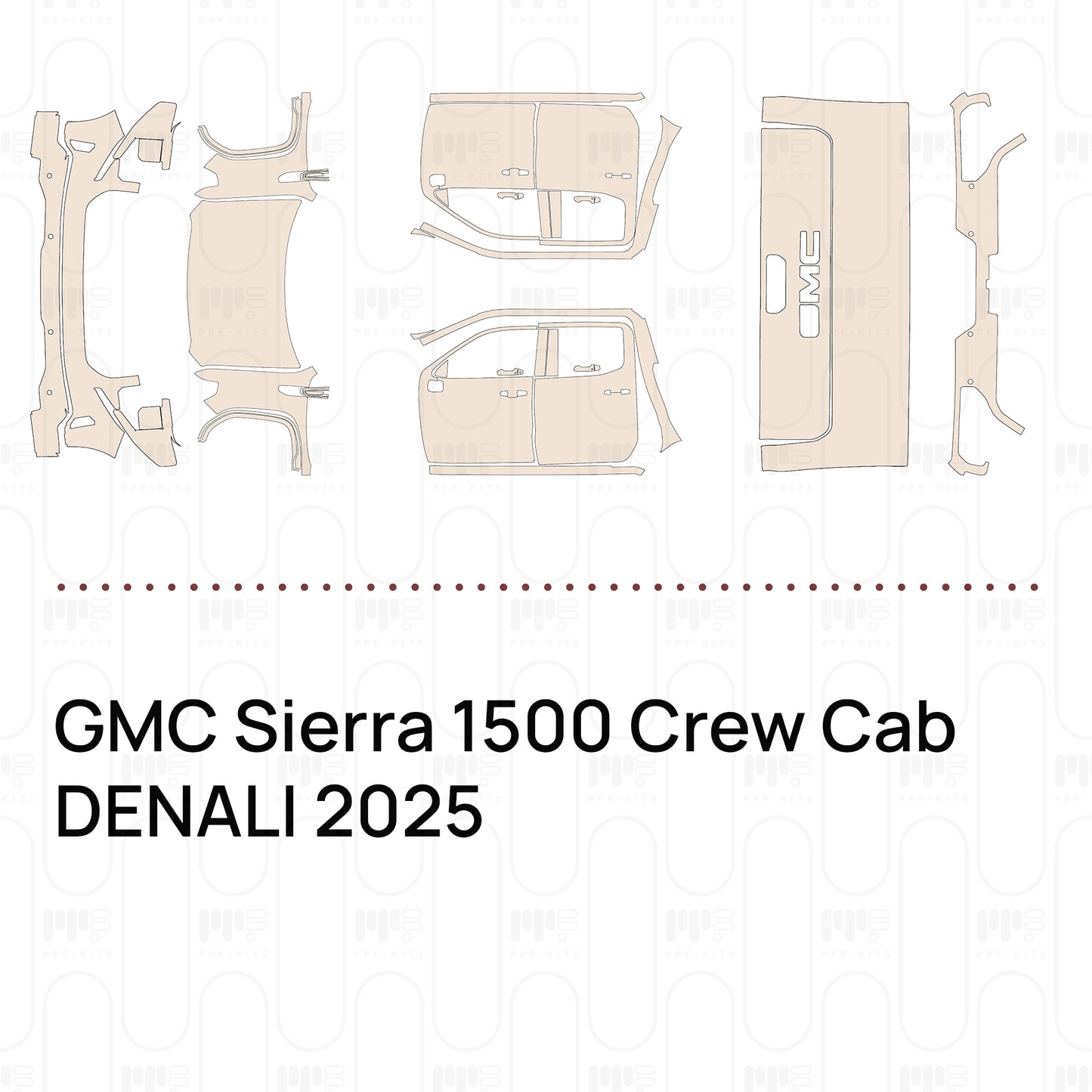 PPF precortado GMC Sierra 1500 Crew Cab DENALI 2025