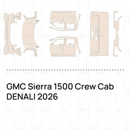 Pre-Cut PPF GMC Sierra 1500 Crew Cab DENALI 2026