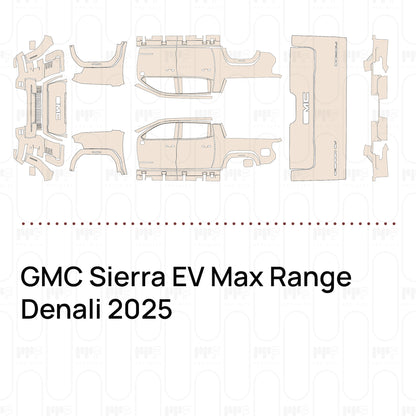 Pre-Cut PPF GMC Sierra EV Max Range Denali 2025