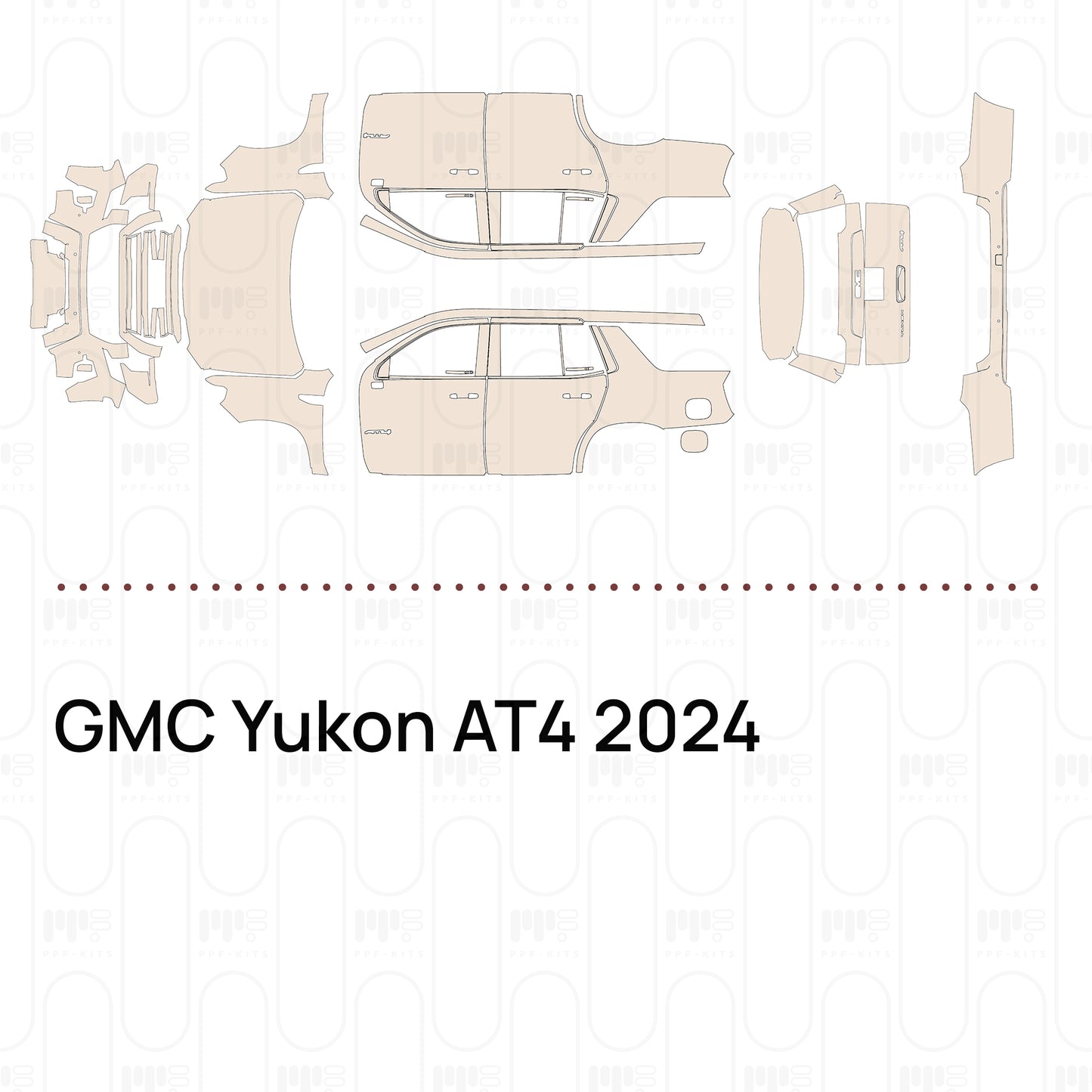 PPF precortado GMC Yukon AT4 2024