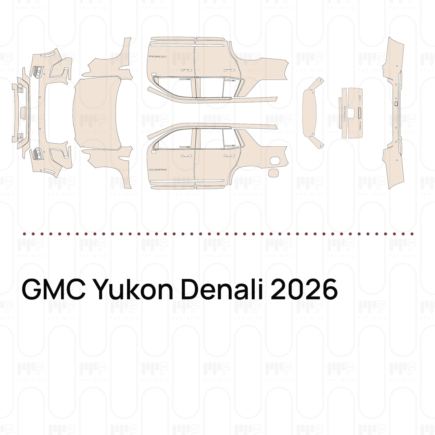 Pre-Cut PPF GMC Yukon Denali 2026