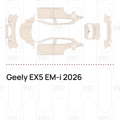 PPF precortado Geely EX5 EM-i 2026
