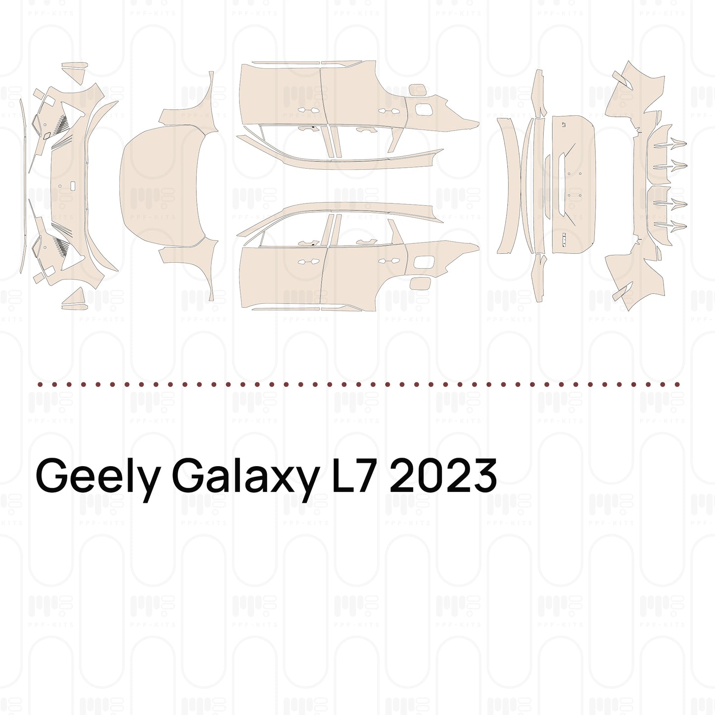 PPF precortado Geely Galaxy L7 2023