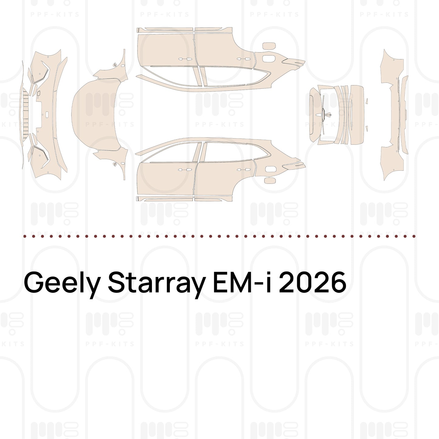 PPF precortado Geely Starray EM-i 2026