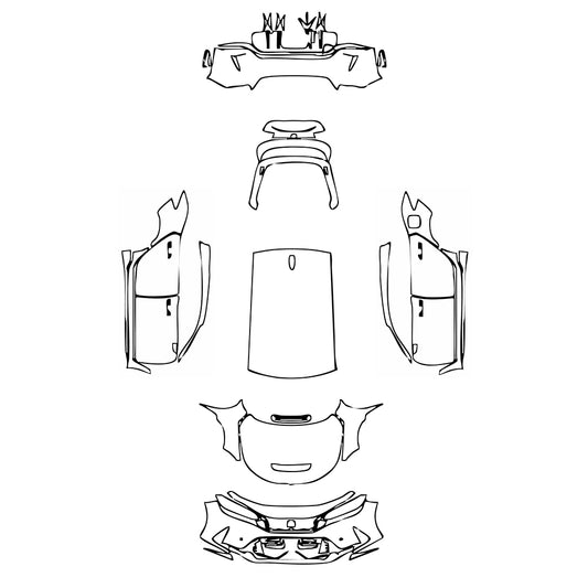 Pre-Cut PPF Honda Civic Type R 2024 - PPF-Kits