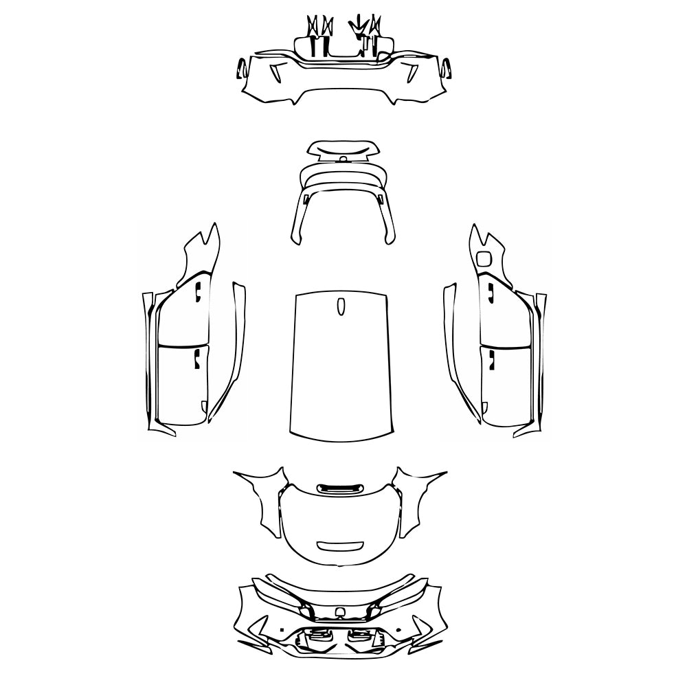 Pre-Cut PPF Honda Civic Type R 2025 - PPF-Kits