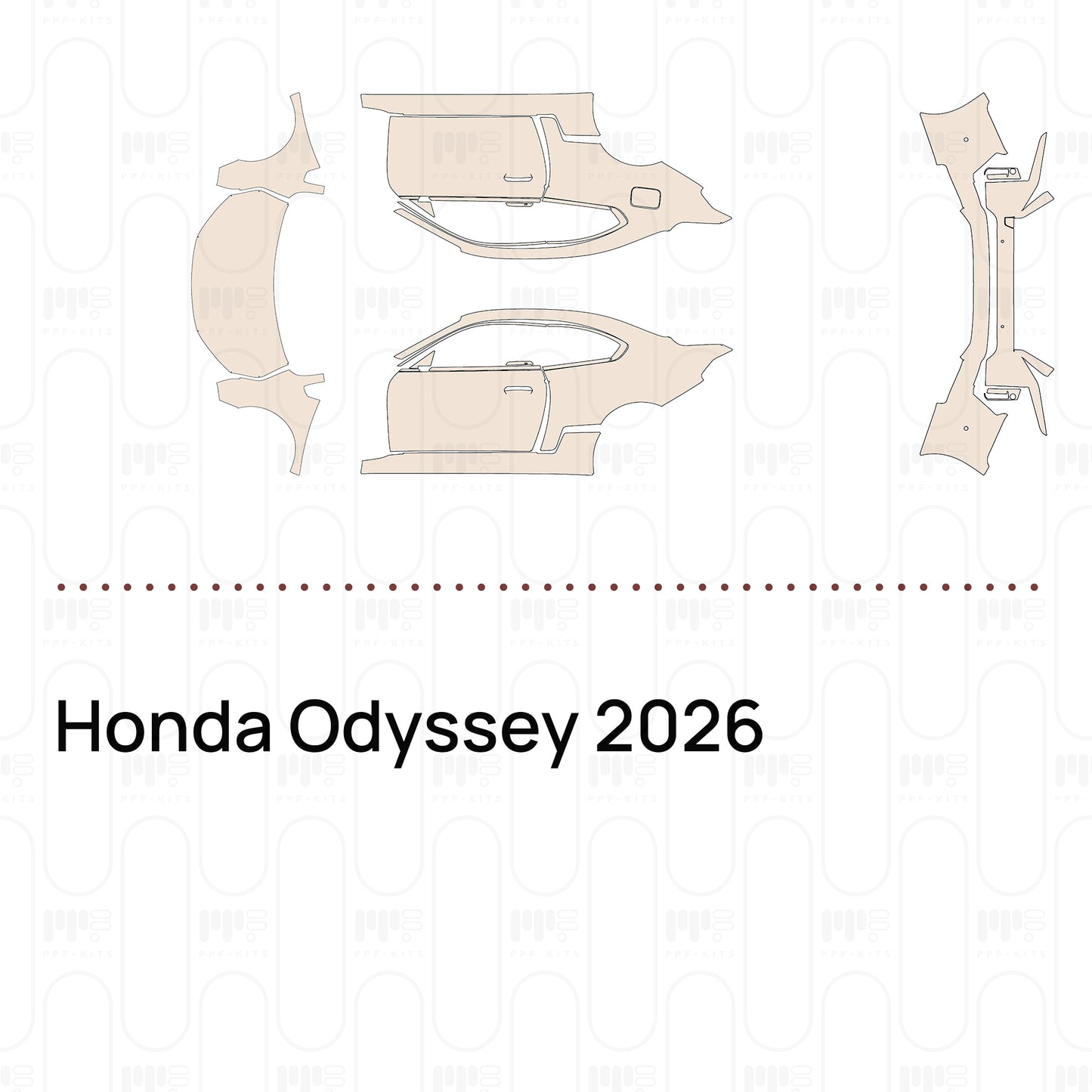 PPF precortado Honda Odyssey 2026