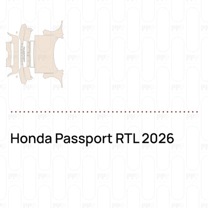 PPF precortado Honda Passport RTL 2026