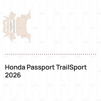 PPF precortado Honda Passport TrailSport 2026