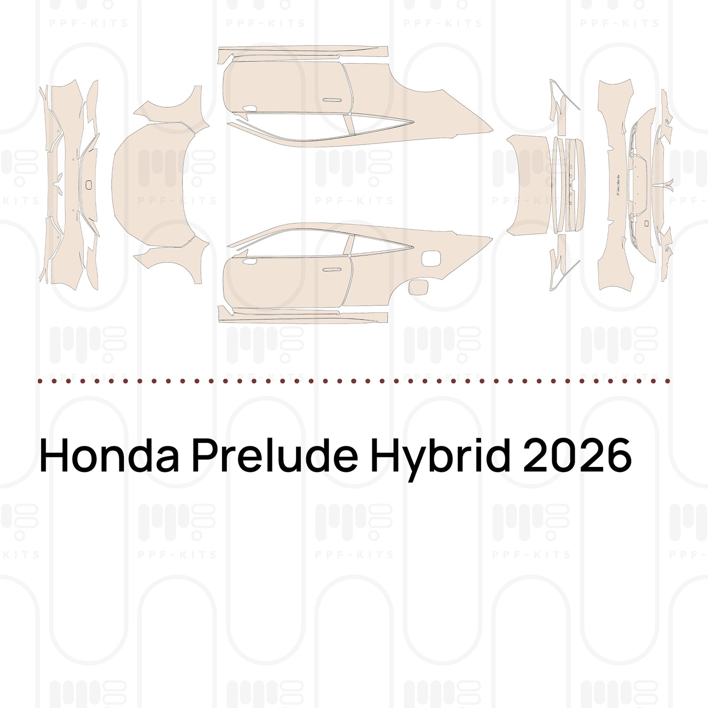 PPF precortado Honda Prelude Hybrid 2026