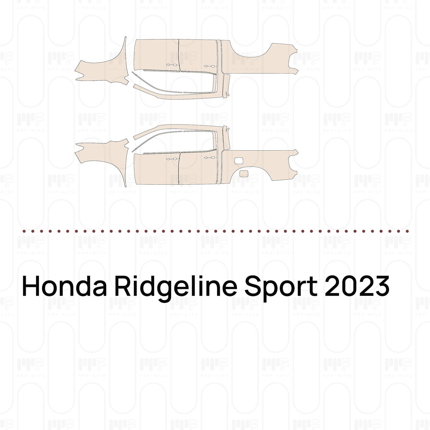 Pre-Cut PPF Honda Ridgeline Sport 2023