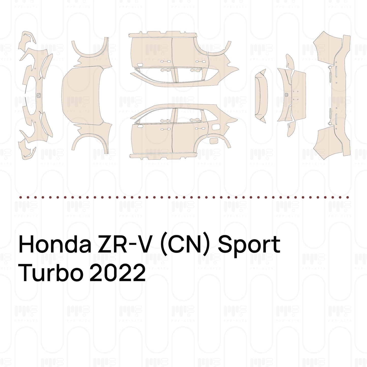 Pre-Cut PPF Honda ZR-V (CN) Sport Turbo 2022