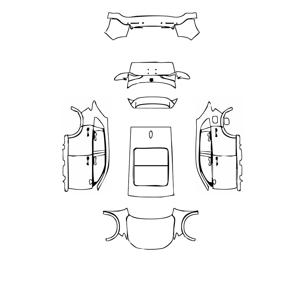 Pre-Cut PPF Honda ZR-V (EU) Base 2023 - PPF-Kits