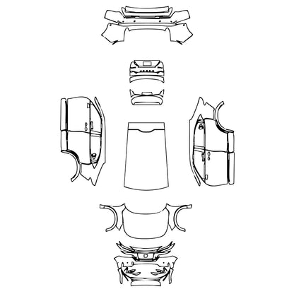 Pre-Cut PPF Honda e:NP1 2023 - PPF-Kits