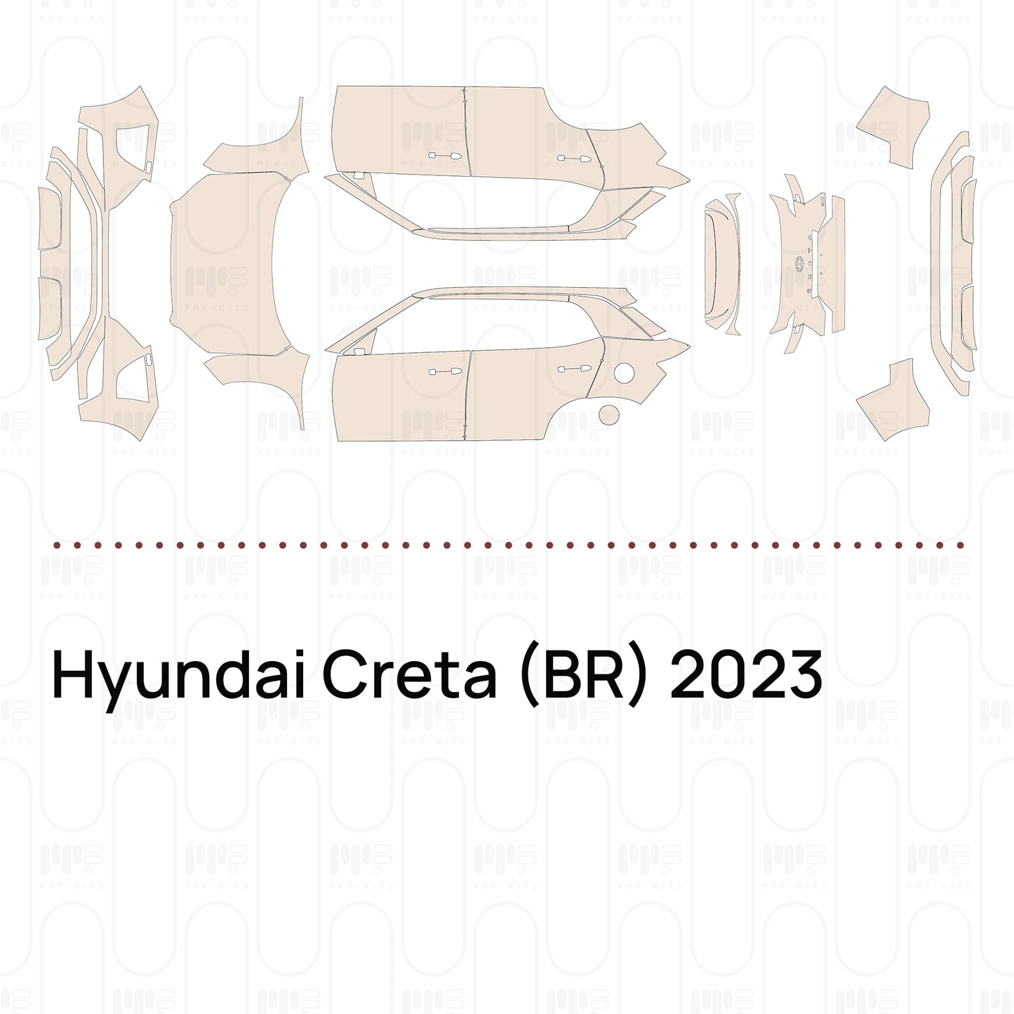 PPF precortado Hyundai Creta (BR) 2023
