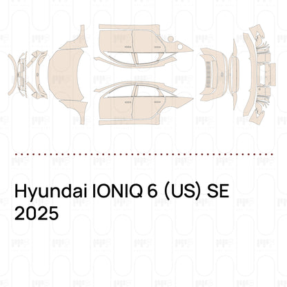 Pre-Cut PPF Hyundai IONIQ 6 (US) SE 2025