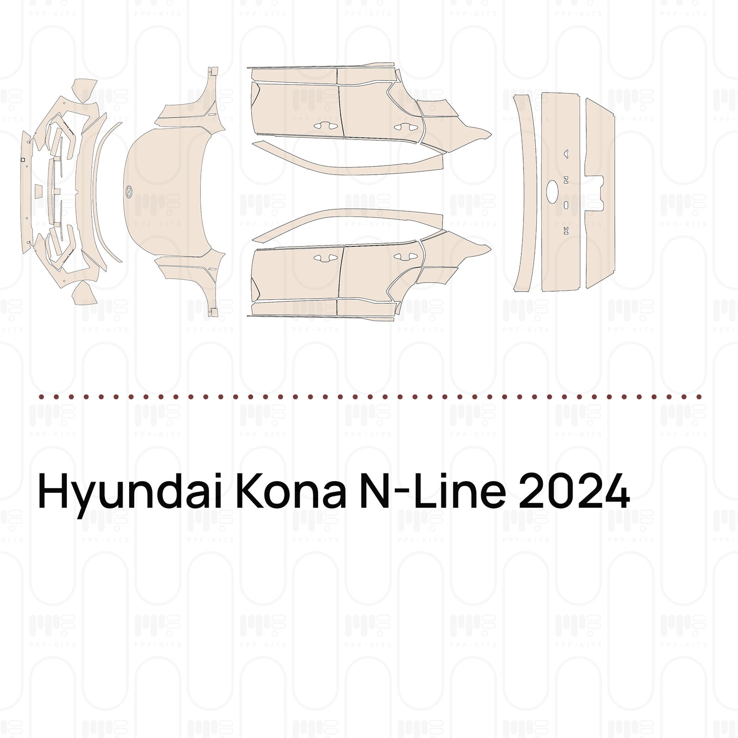 PPF precortado Hyundai Kona N-Line 2024