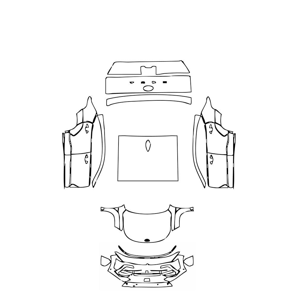 Pre-Cut PPF Hyundai Kona N-Line 2025 - PPF-Kits