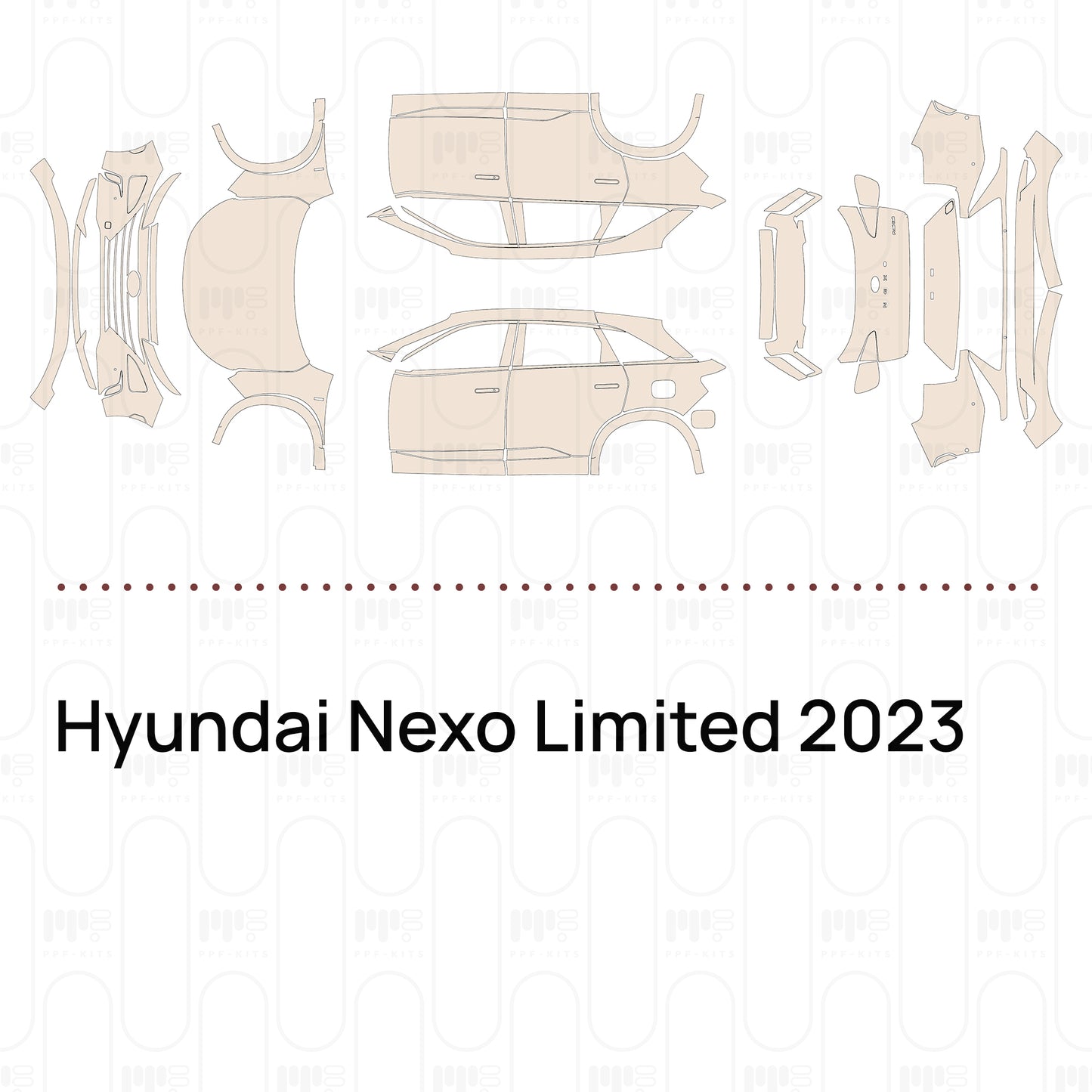 Pre-Cut PPF Hyundai Nexo Limited 2023