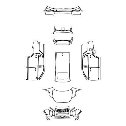Pre-Cut PPF Hyundai Palisade Calligraphy 2023 - PPF-Kits