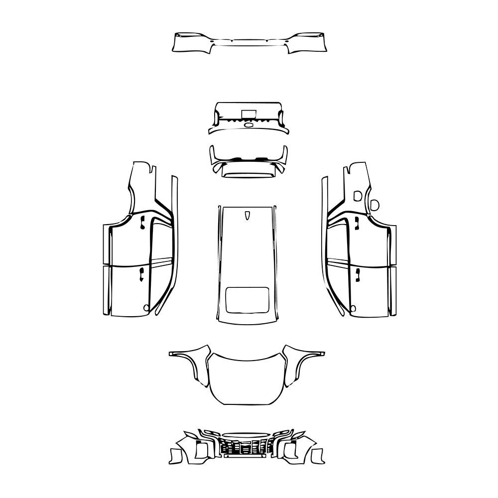 Pre-Cut PPF Hyundai Palisade SE 2024 - PPF-Kits