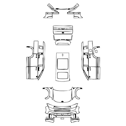 Pre-Cut PPF Hyundai Santa Fe (Au) 2024 - PPF-Kits