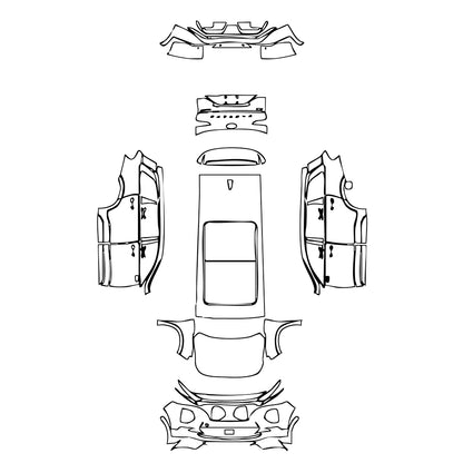 Pre-Cut PPF Hyundai Santa Fe (CN) 2020 - PPF-Kits