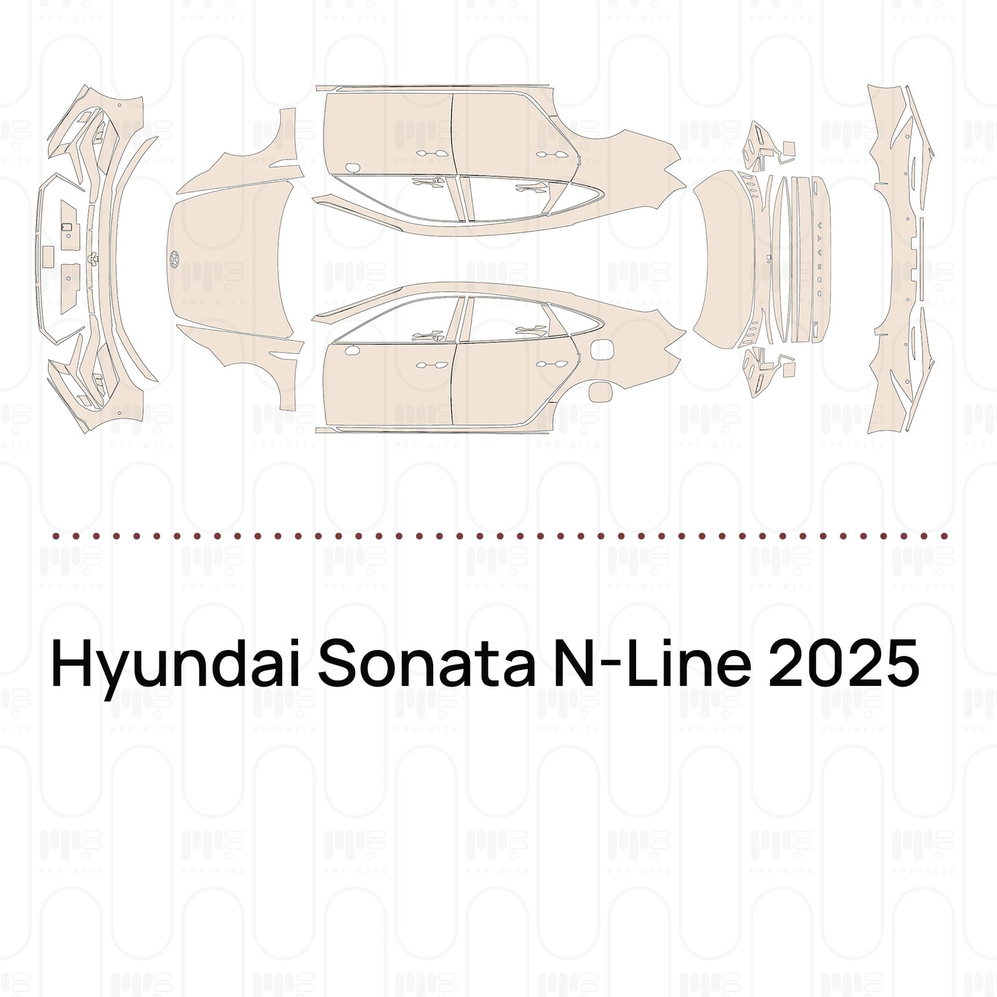 PPF precortado Hyundai Sonata N-Line 2025