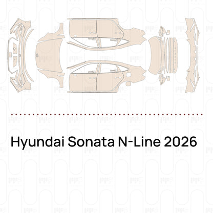 Pre-Cut PPF Hyundai Sonata N-Line 2026