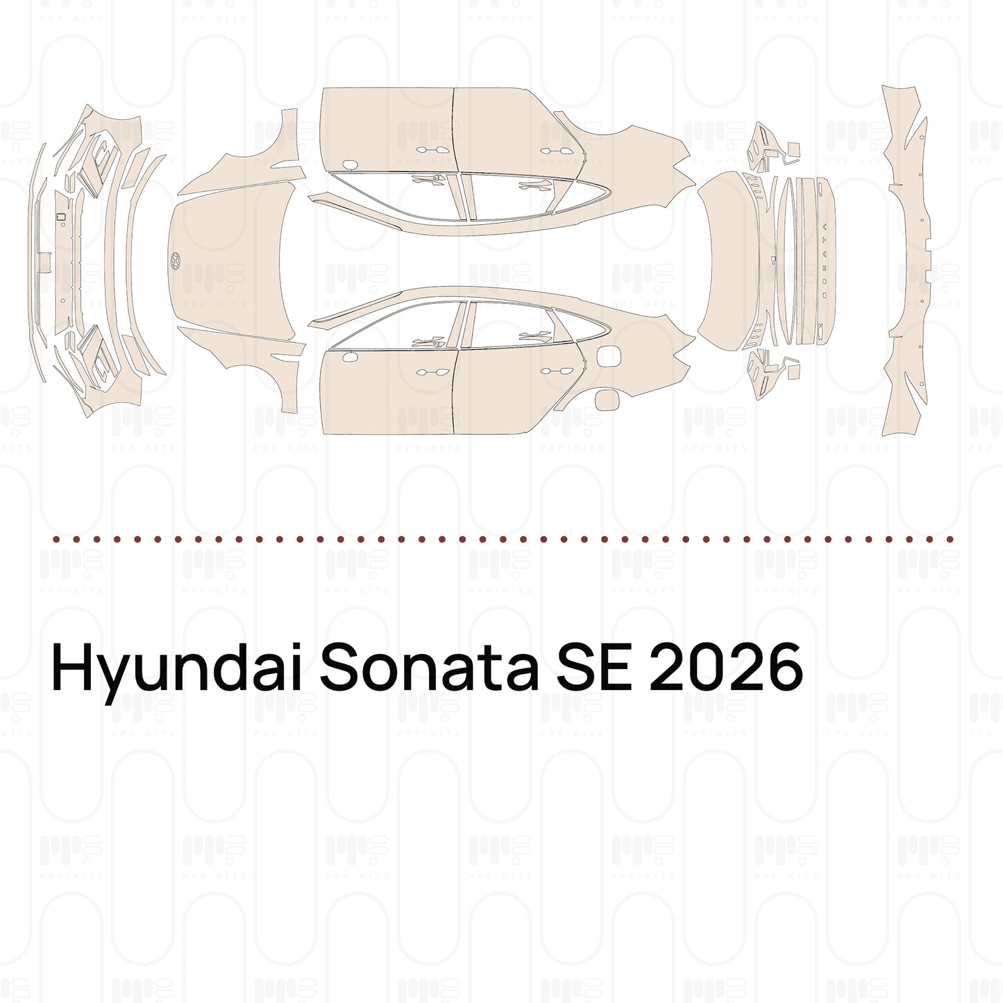 PPF precortado Hyundai Sonata SE 2026