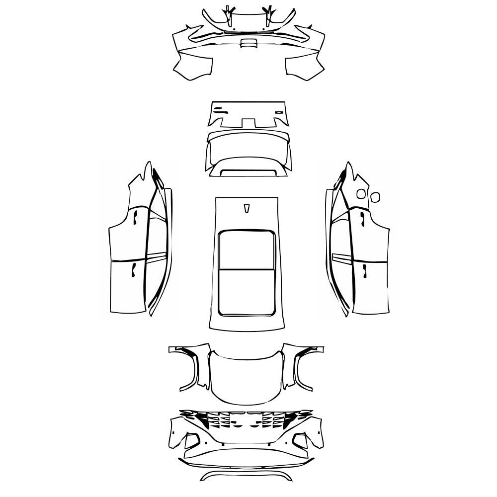 Pre-Cut PPF Hyundai Tucson L (CN) Base 2021 - PPF-Kits