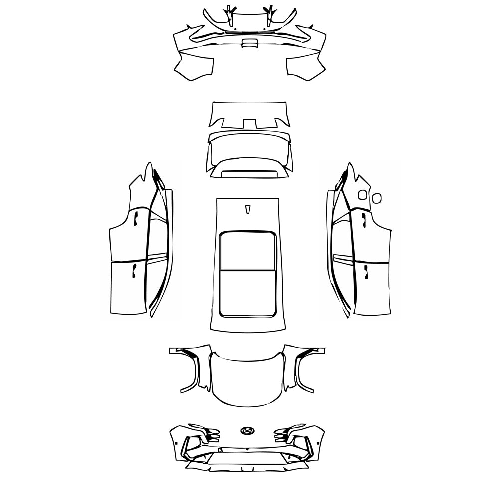 Pre-Cut PPF Hyundai Tucson L (CN) Base 2025 - PPF-Kits